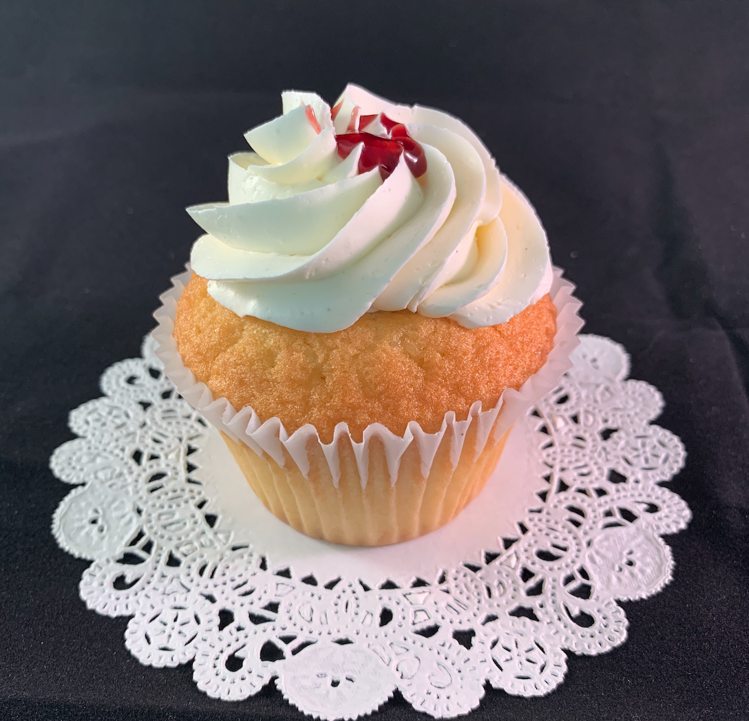 Yellow Raspberry Cupcakes - 12 cupcakes