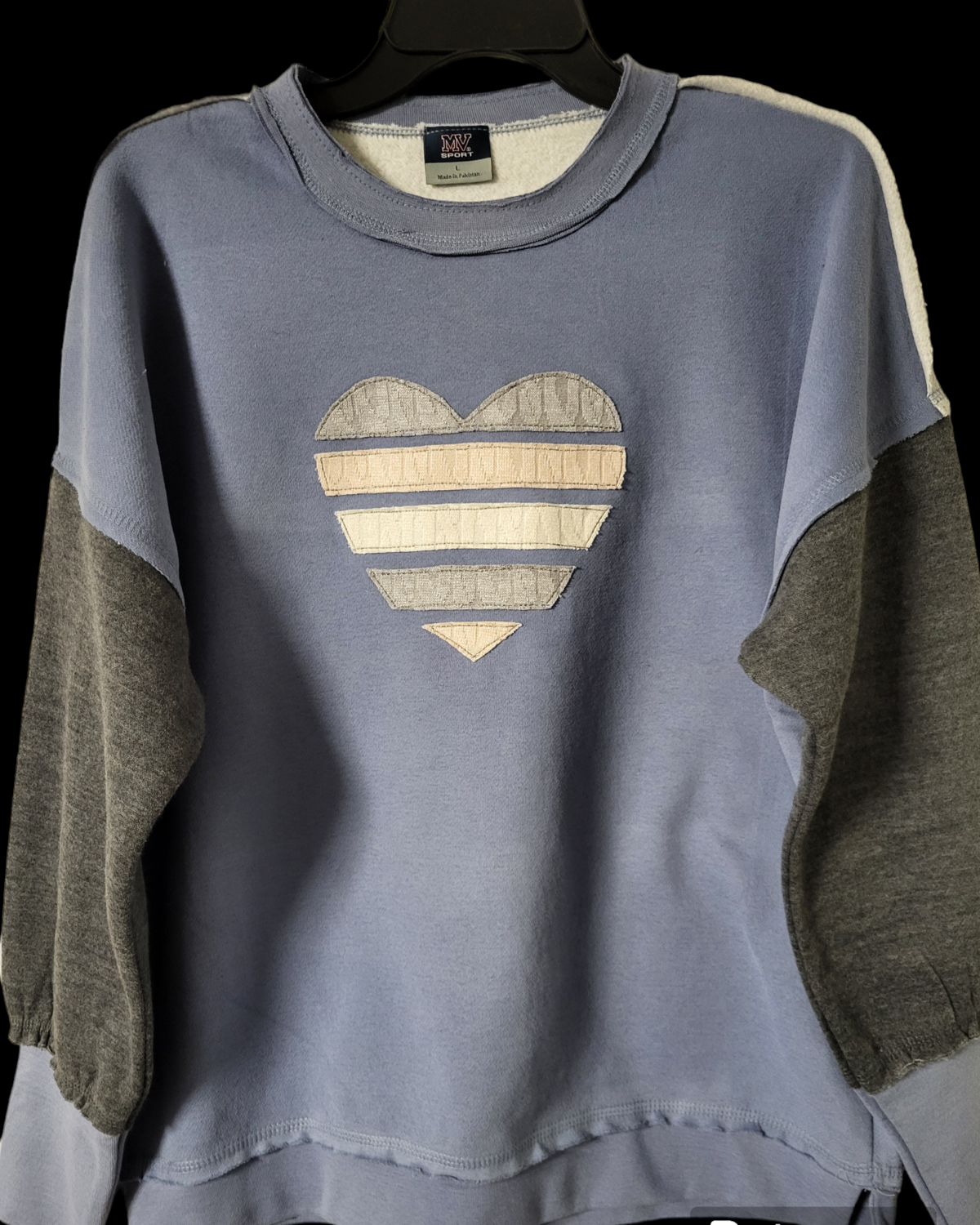 Color block crewneck