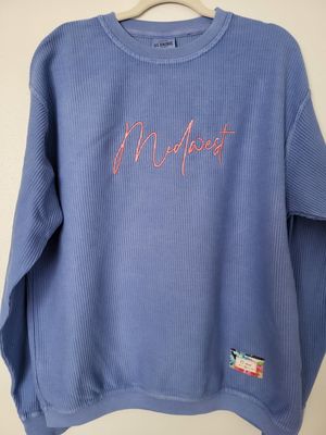 Ribbed crewneck