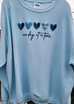 Ribbed crewneck top