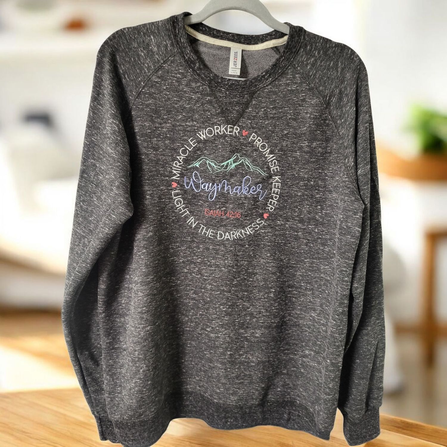 "Waymaker" french terry crewneck