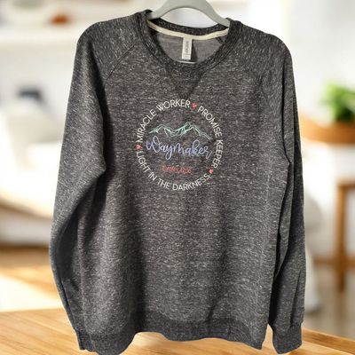 "Waymaker" french terry crewneck