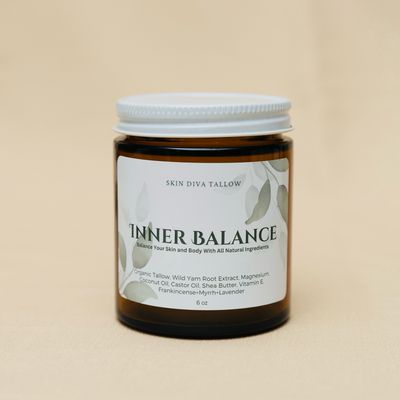 Skin Diva Tallow Inner Balance With Wild Yam, Magnesium