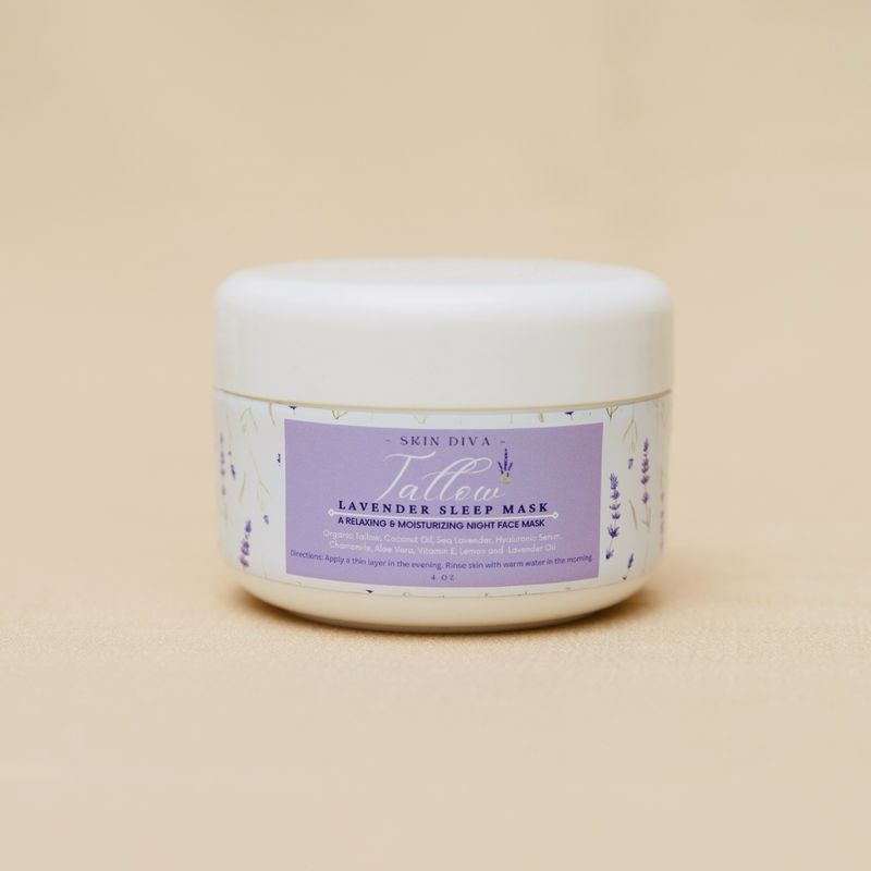 Skin Diva Tallow Lavender Overnight Mask