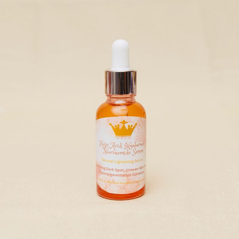 Skin Diva Kojic Acid, Hyaluronic And Niacinamide Serum
