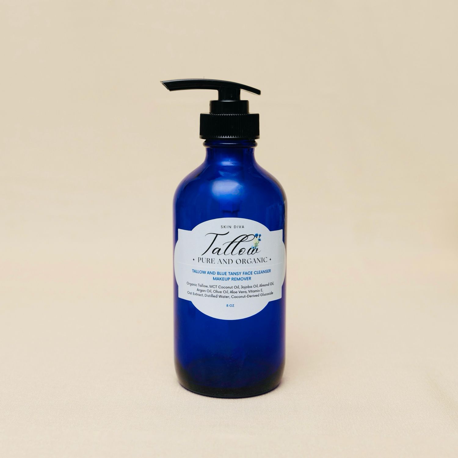 Skin Diva Tallow And Blue Tansy Cleanser And Make Up Remover