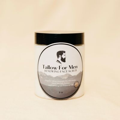 Tallow For Men Renewing Face Scrub