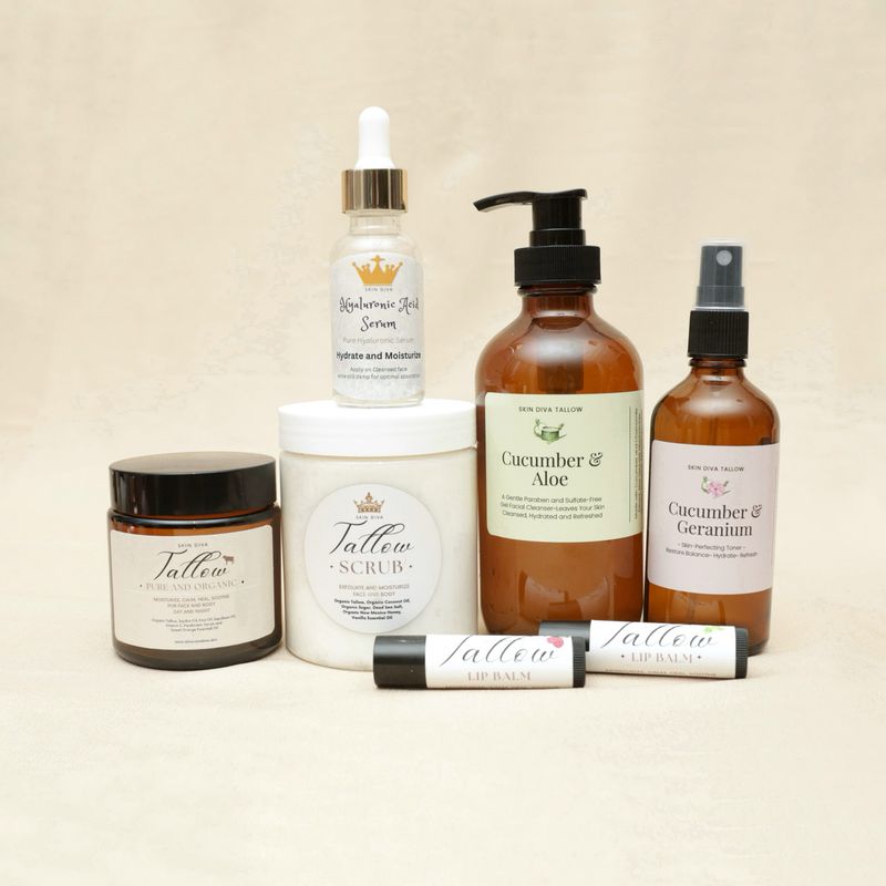 Skin Diva Tallow Skincare Starter Kit