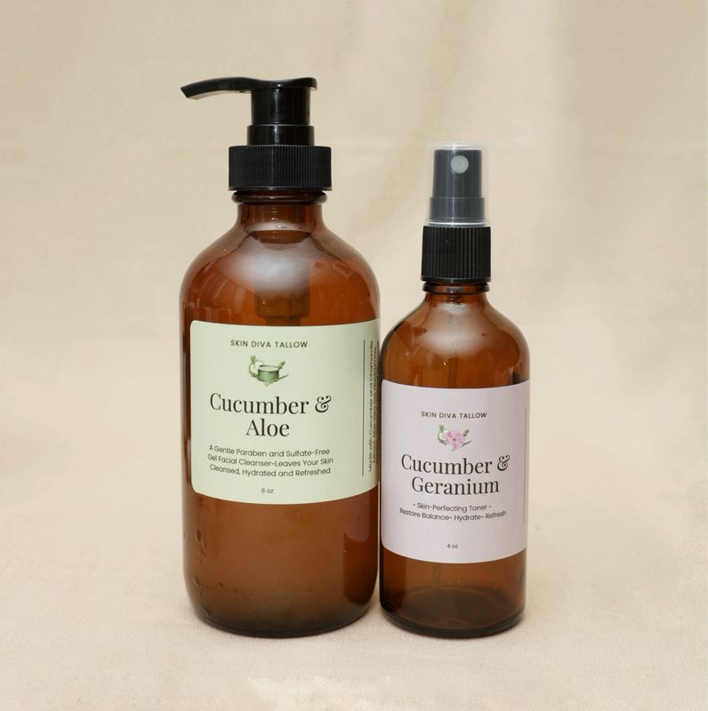 Skin Diva Cleanser And Toner Duo