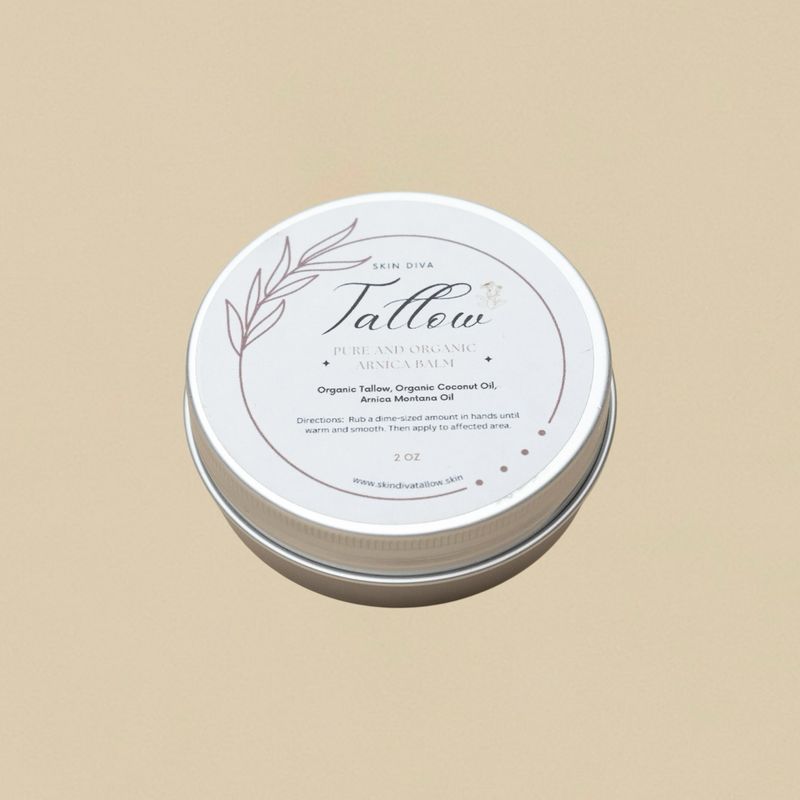 Skin Diva Organic Tallow Arnica Balm