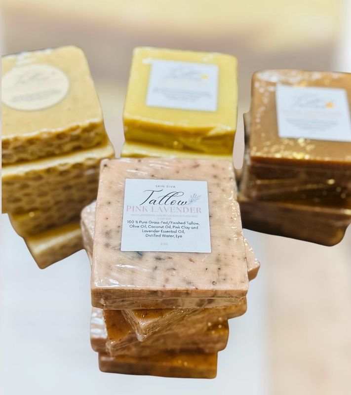 Skin Diva Tallow Soap Bar 6 oz