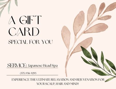 Digital Gift Card Diva Head Spa By M
