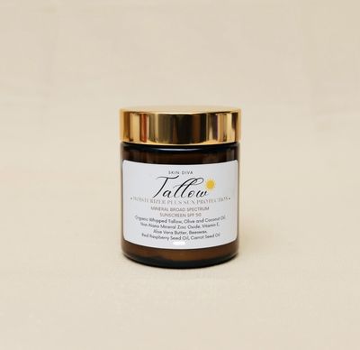 Skin Diva Tallow Beauty Cream with Sun Protection