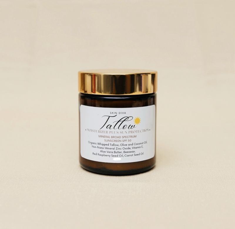 Skin Diva Tallow Beauty Cream with Sun Protection