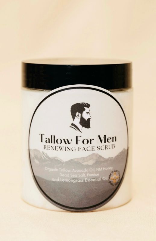 Tallow For Men Renewing Face/Body Scrub