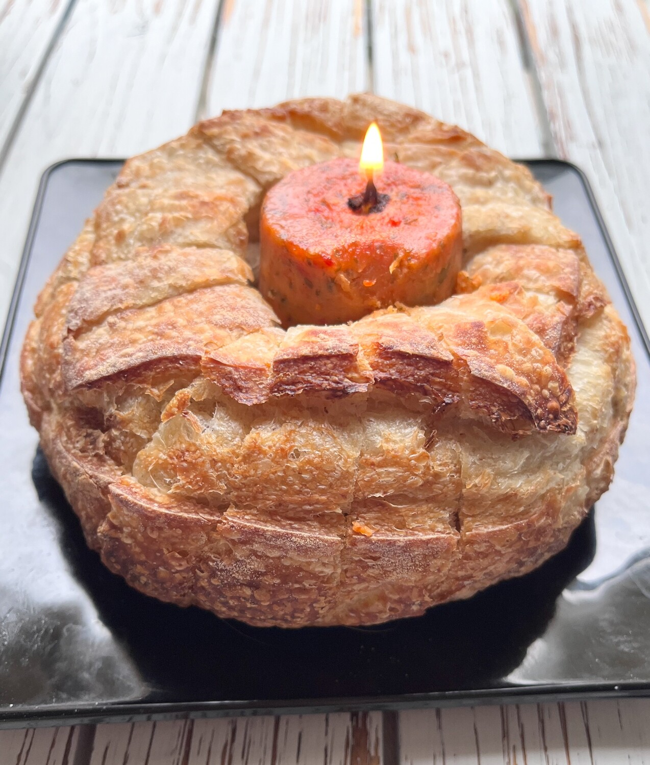 Boule with Compound Butter Candle