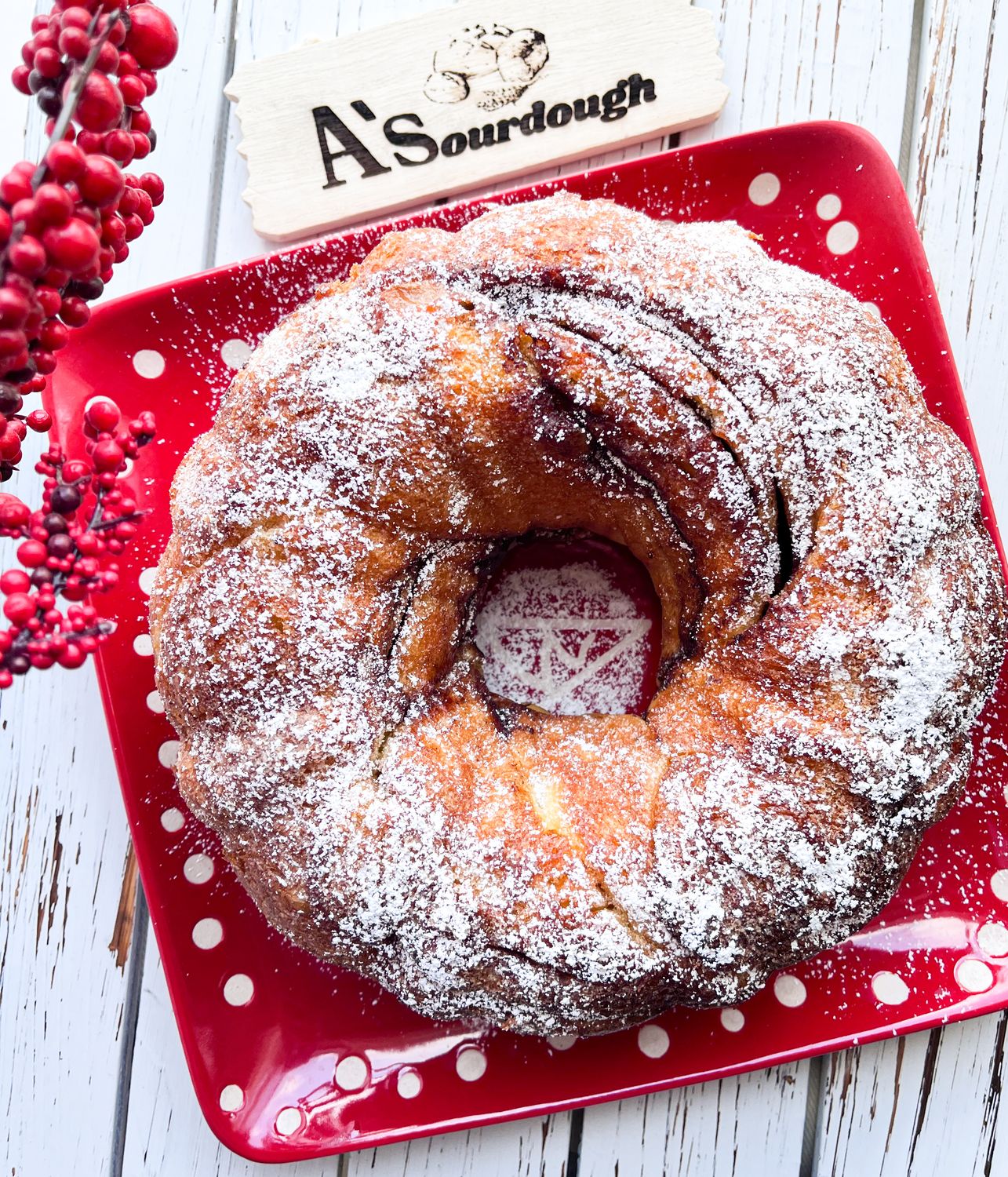 A&#39;s Sourdough Wreath