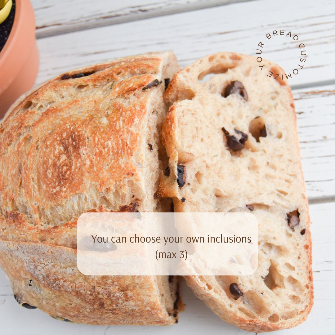 Custom sourdough bread
