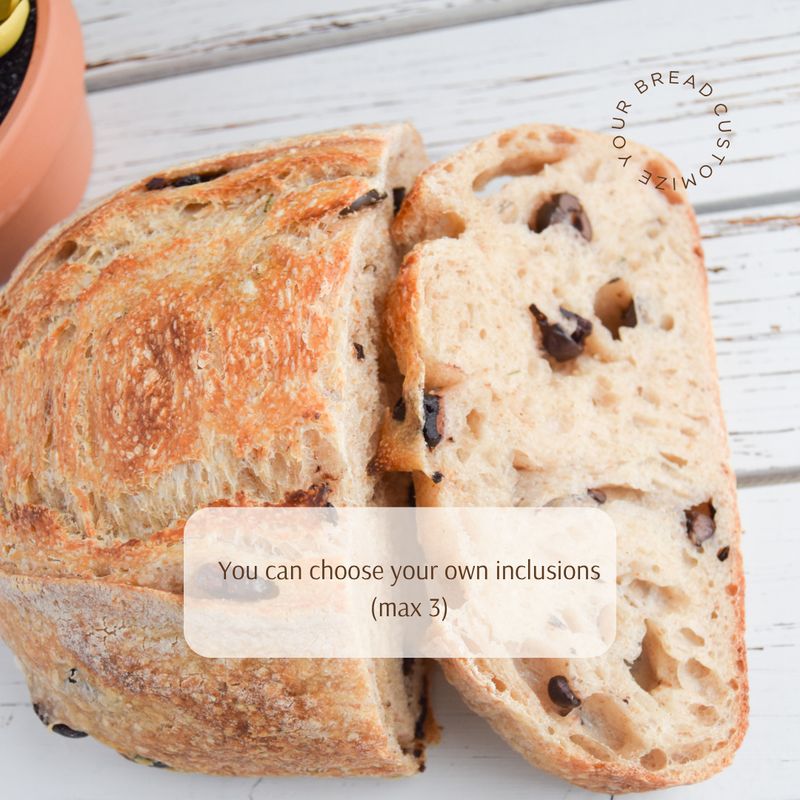 Custom sourdough bread