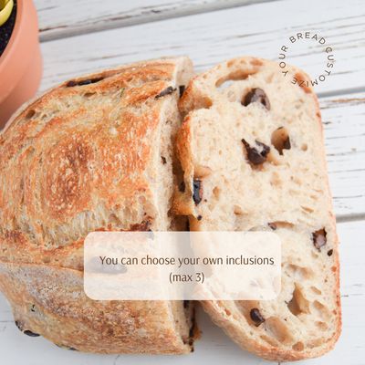 Custom sourdough bread