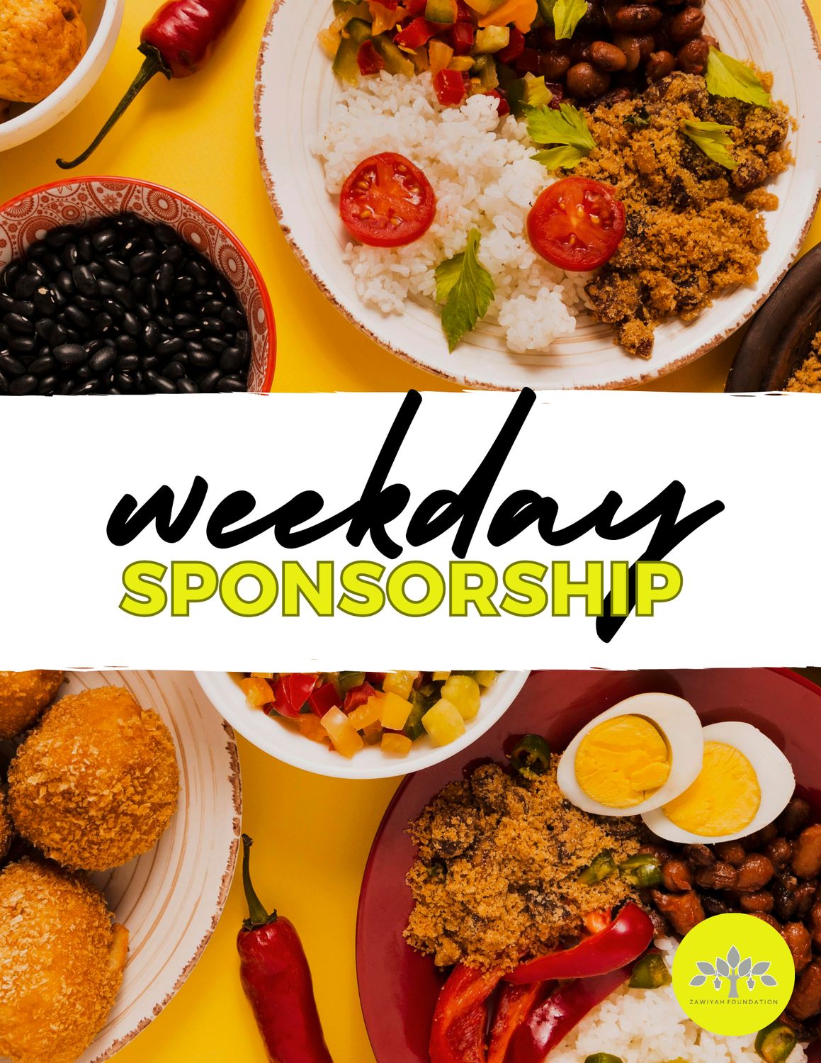 Iftar Sponsorship Weeknights (excluding Thursdays)