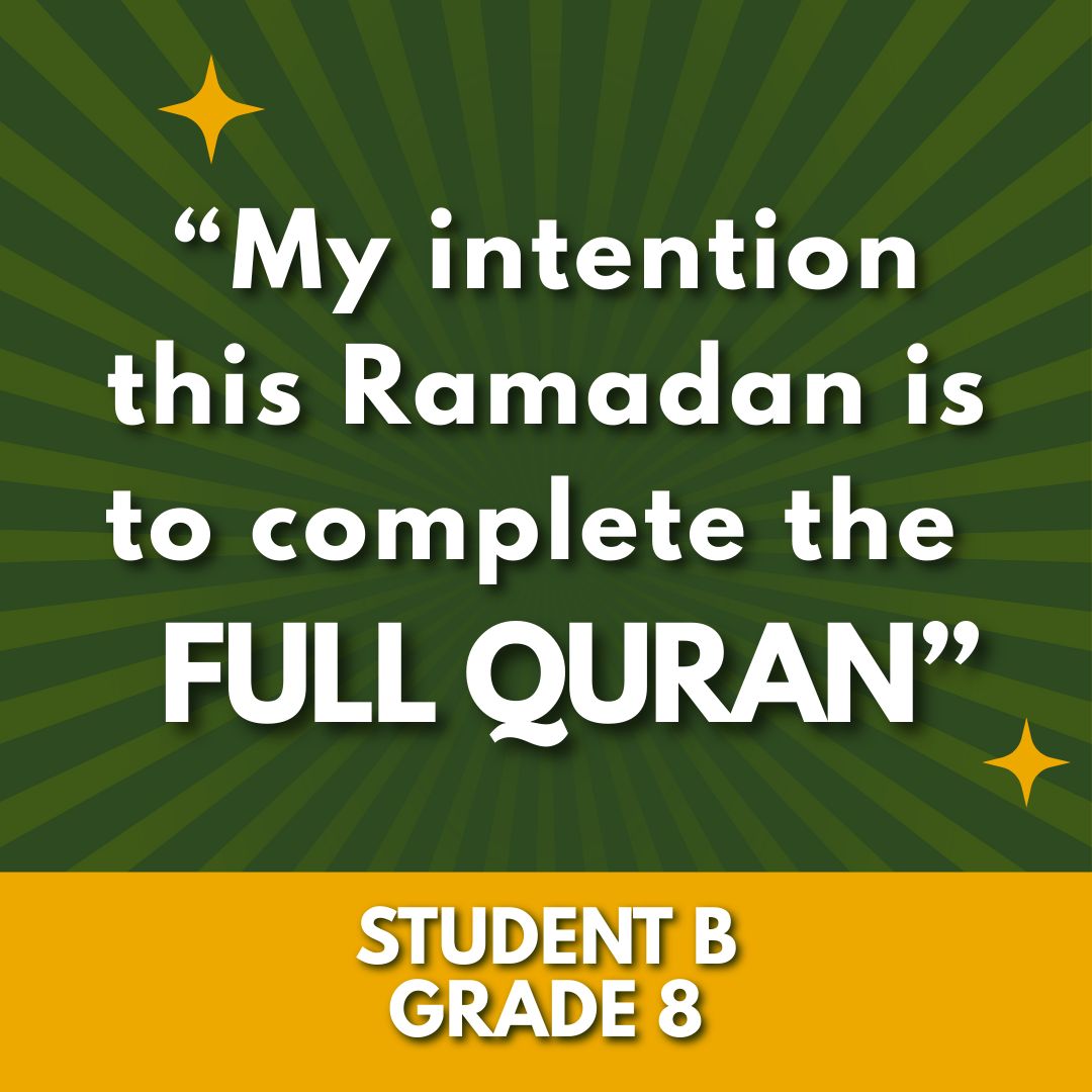 Quran-a-thon Fundraising - Student B