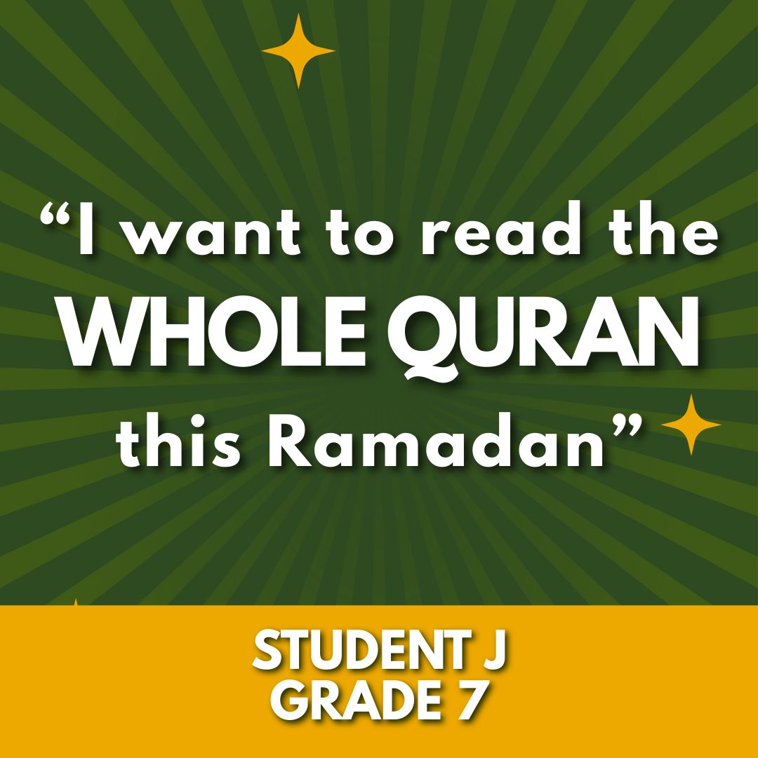 Quran-a-thon Fundraising - Student J