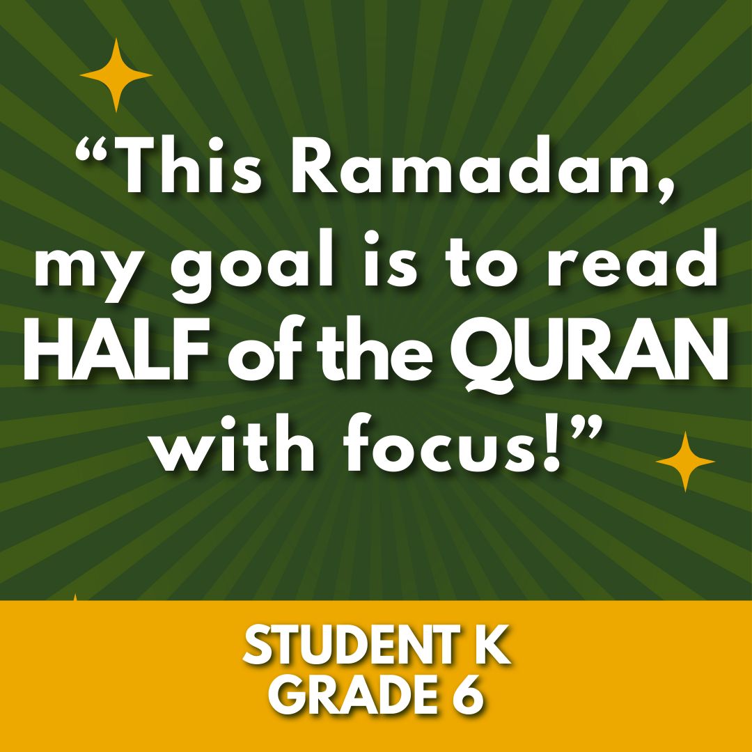 Quran-a-thon Fundraising - Student K