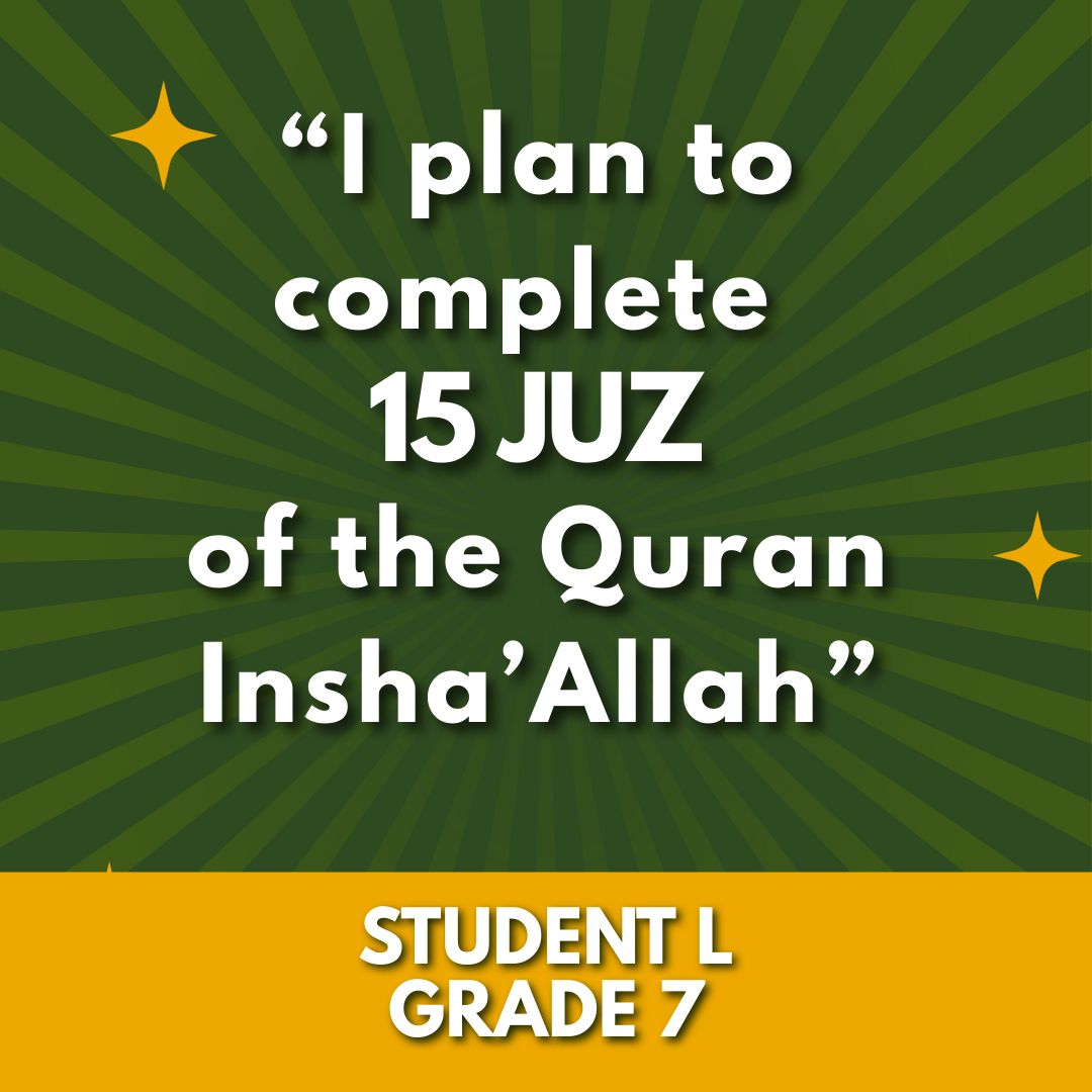 Quran-a-thon Fundraising - Student L