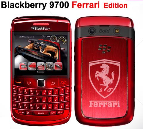 Blackberry 9700 New Bold Ferrari Edition