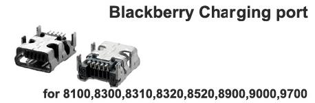 Blackberry Charging Port