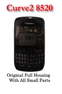 Blackberry New Curve 8520 Full Housing inclu. Small Parts