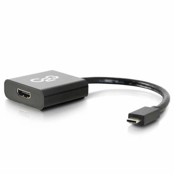 Adaptateur audio / vidéo USB 3.1 USB-C à HDMI 4K 30Hz - Noir (compatible TAA) 29474 de C2G