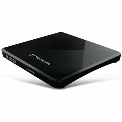 Graveur DVD-RW 8X portable ultra fin, USB (Noir) de Transcend