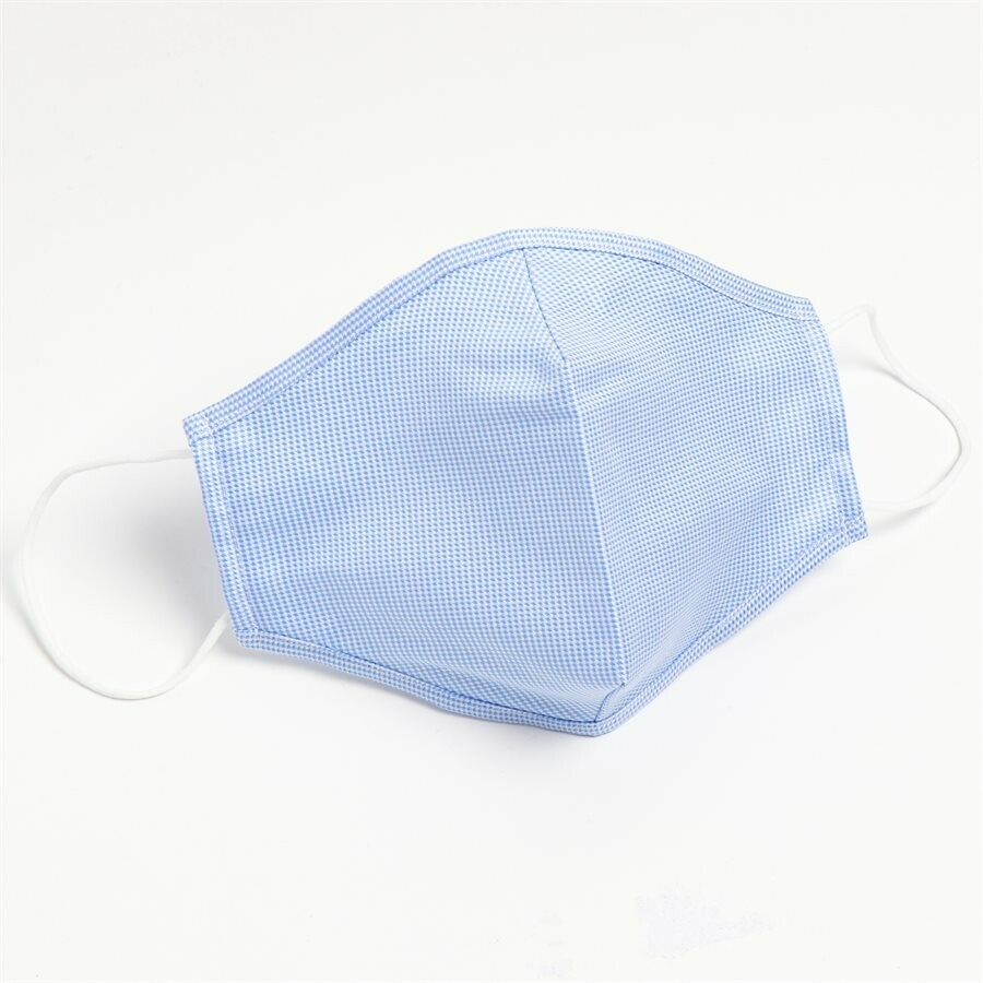 Masques lavables et réutilisables  en tissu non-médical traitement antibactérien (100% Coton) pied de poule (Paquet de 5) de Hörst