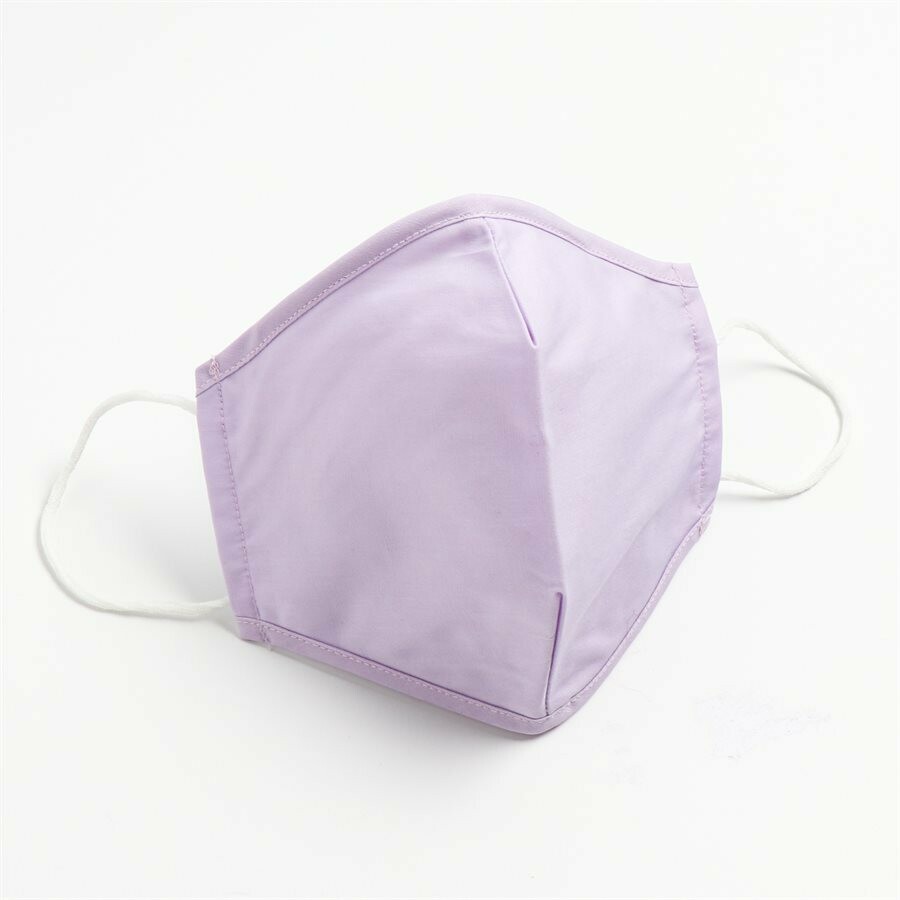 Masques lavables et réutilisables en tissu non-médical (50%Cotton50%Polyester) lilas (Paquet de 5) de Hörst