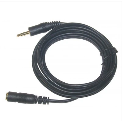 Câble 3.5 mm femelle stéréo à 3.5 mm mâle stéréo 3 pieds de Power Pro audio