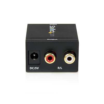 Convertisseur audio coaxial numérique ou Toslink optique SPDIF vers RCA stéréo de Startech