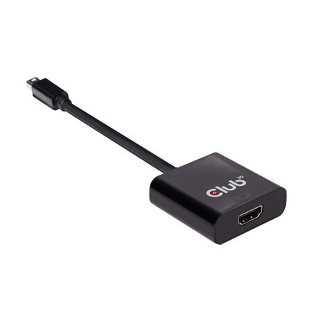 Adaptateur Actif MiniDisplayPort 1.2 Mâle vers HDMI 2.0 Femelle 4K 60HZ UHD/3D Noir