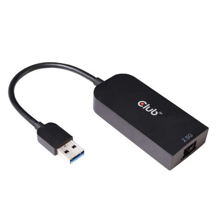 Adaptateur Ethernet USB 3.1 Gen 1 vers RJ45 2.5 Go Noir