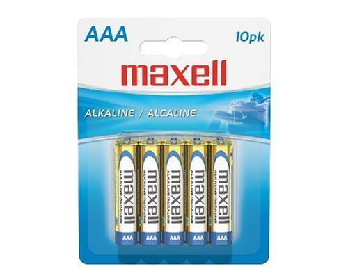Batteries alcaline format AAA de Maxell paquet de 10
