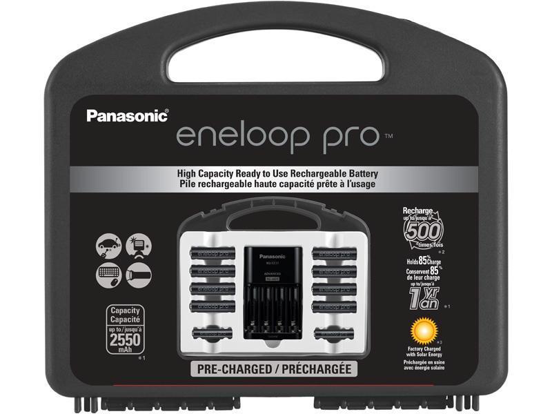 Chargeur de pile Eneloop Pro de Panasonic