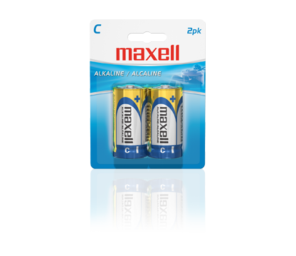 Batteries alcaline format C paquet de 2 de Maxell