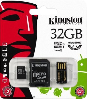 Carte micro SD HC 32G classe 10 de Kingston technology