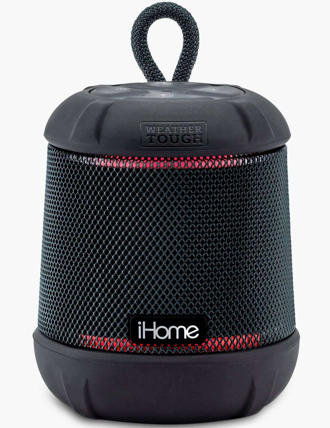 Haut-Parleur Bluetooth Antichoc Étanche avec Éclairage D&#39;accent et Mega Batterie Noir