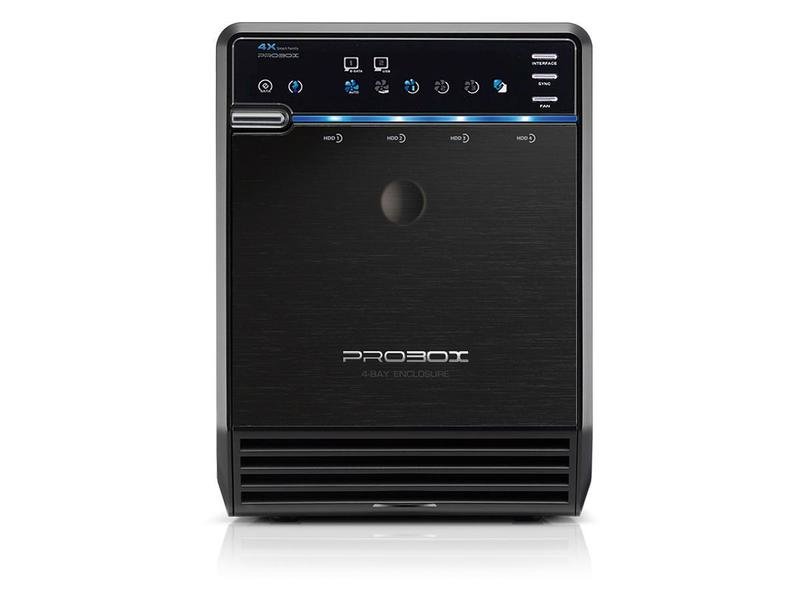 Boîtier ProBox 4 Baies pour disque dur 3.5po – USB 3.0 & eSATA de Mediasonic