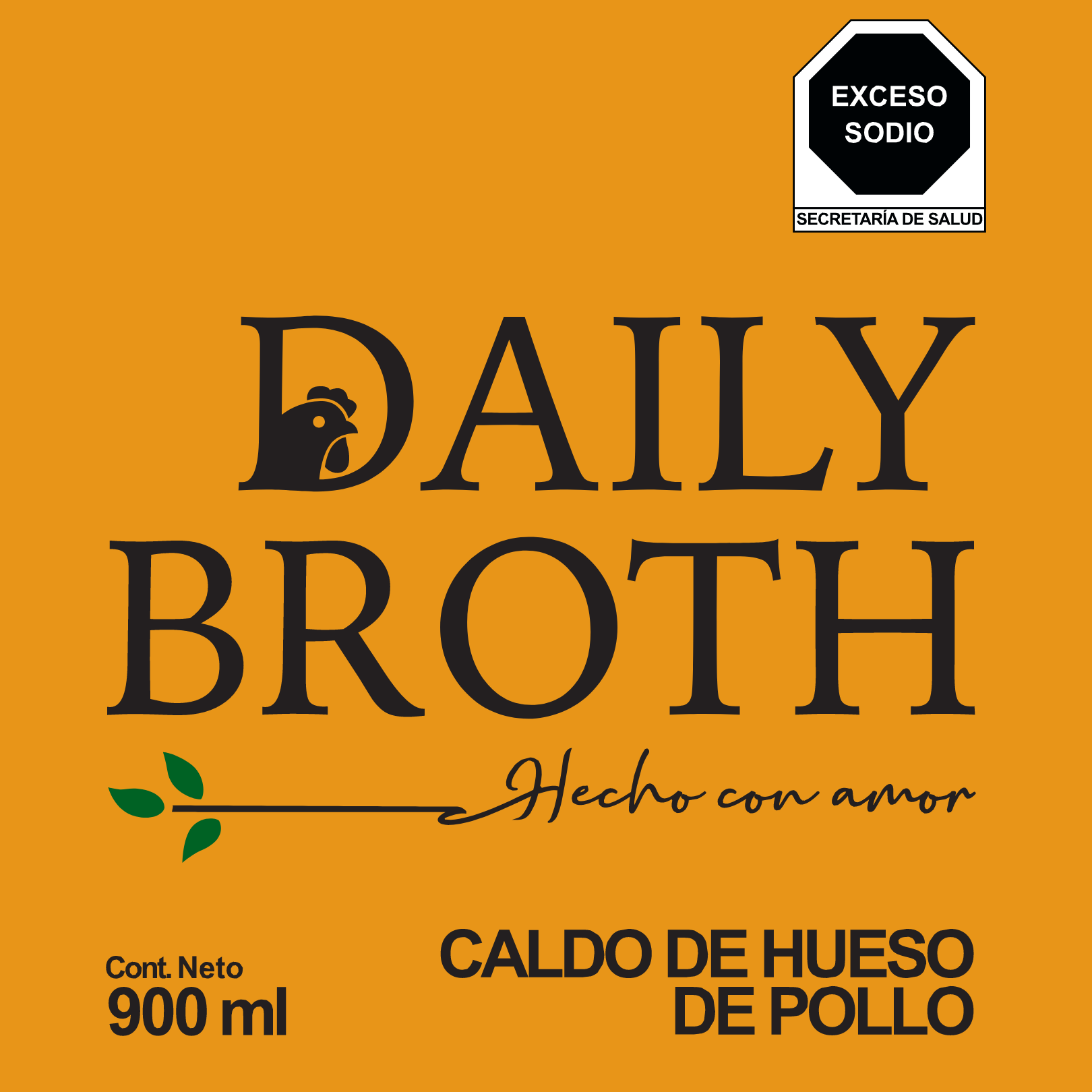DailyBroth - Paquete de 3 Caldos de Hueso de Pollo