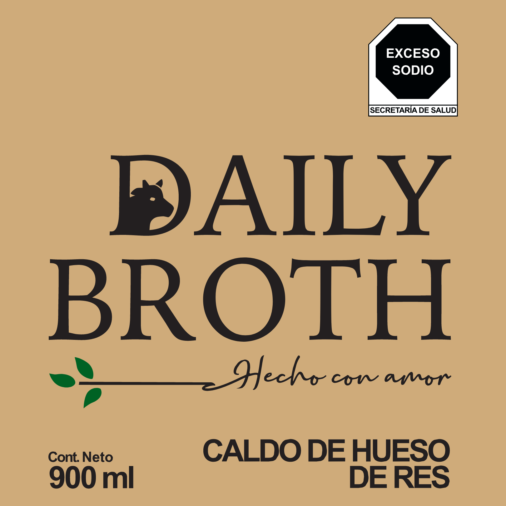 DailyBroth - Paquete de 3 Caldos de Hueso de Res