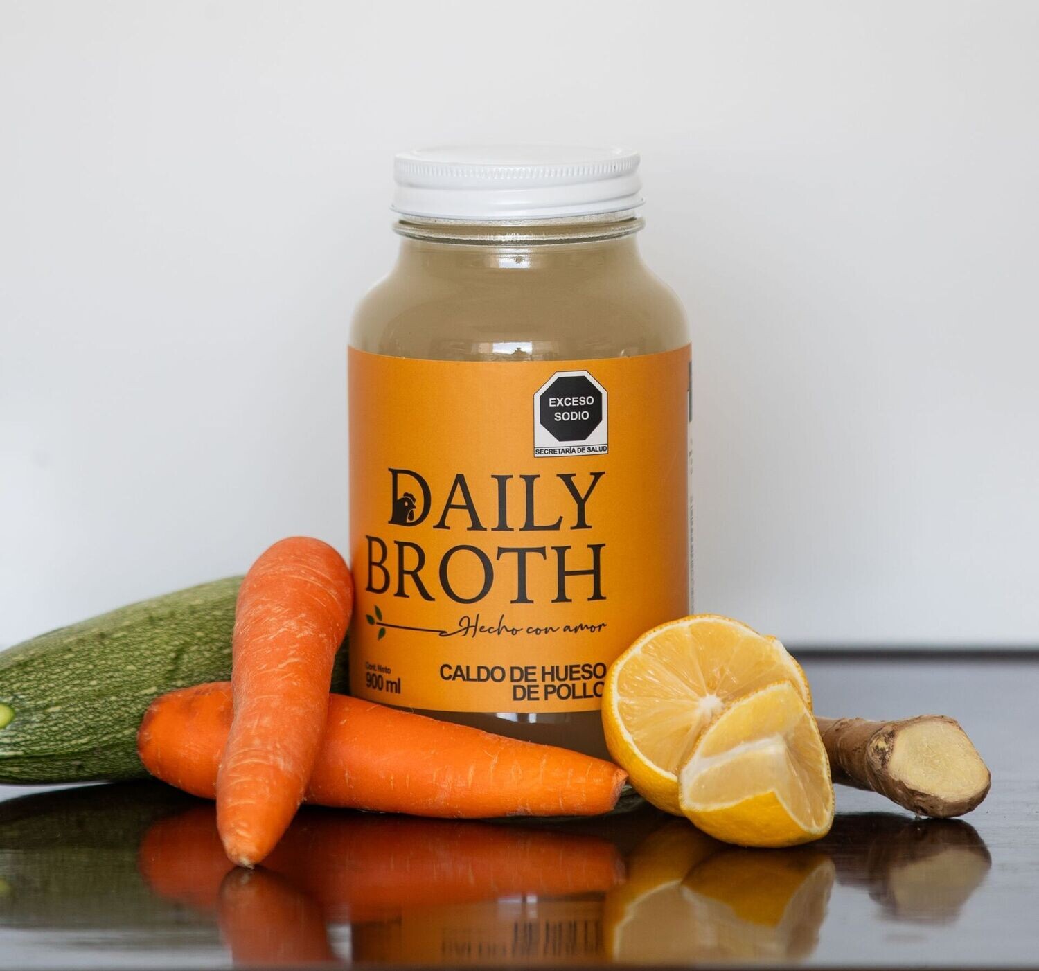 DailyBroth - Paquete de 3 Caldos de Hueso de Pollo