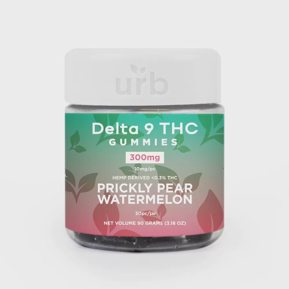 Prickly Pear Watermelon D9 Gummies 300mg